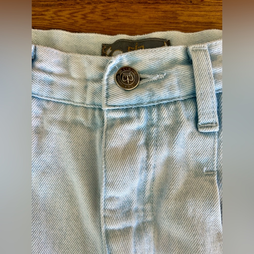 Vintage The Limited High-rise stonewashed  denim shorts size 12 - Picture 2 of 5